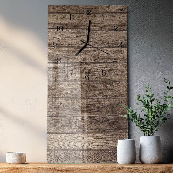 Reloj rectangular Madera