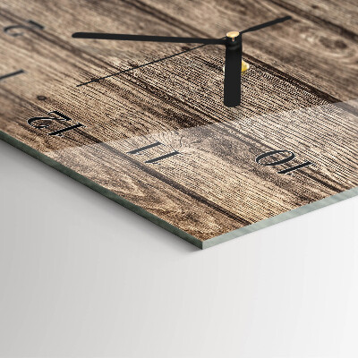 Reloj rectangular Madera
