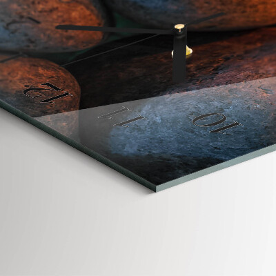 Reloj rectangular Piedras
