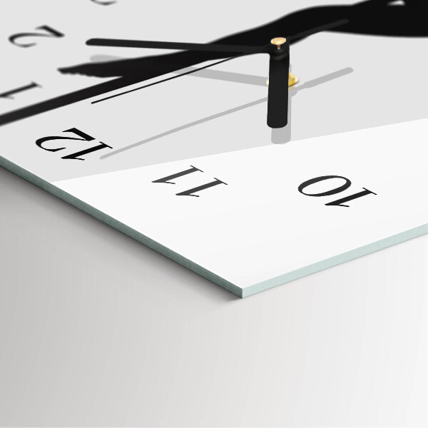 Reloj rectangular Bailarina de barra