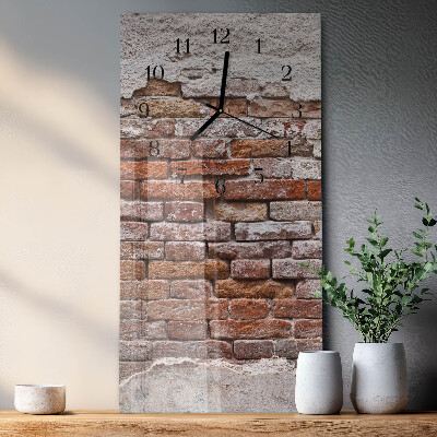 Reloj rectangular Ladrillo