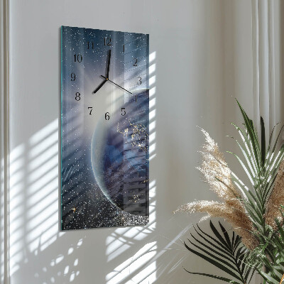 Reloj rectangular Weltall de la Tierra