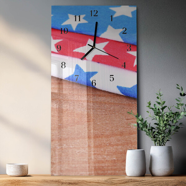 Reloj rectangular Manteles