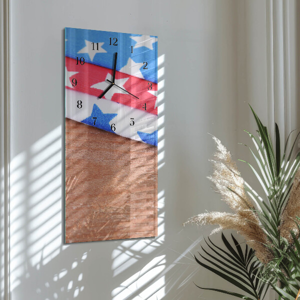 Reloj rectangular Manteles