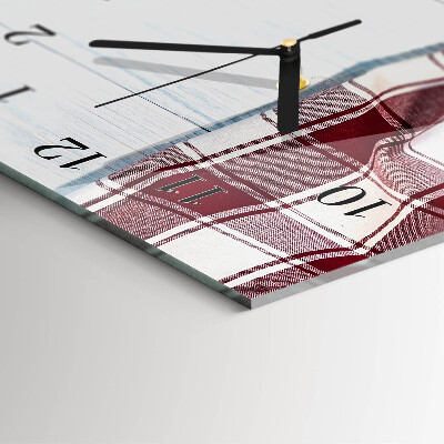 Reloj rectangular Mantel