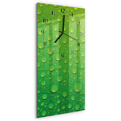 Reloj rectangular Gotas
