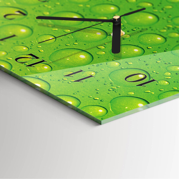 Reloj rectangular Gotas