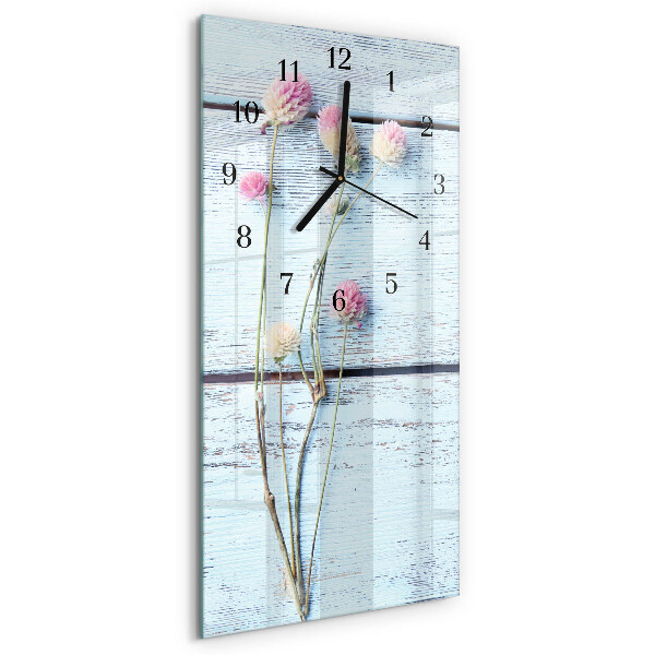 Reloj rectangular Trébol