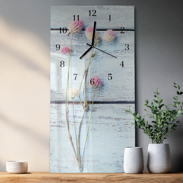 Reloj rectangular Trébol