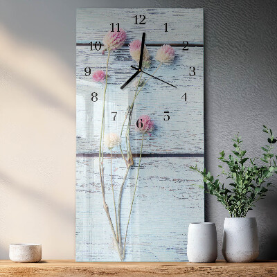 Reloj rectangular Trébol