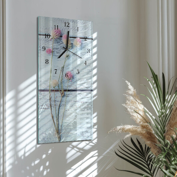 Reloj rectangular Trébol