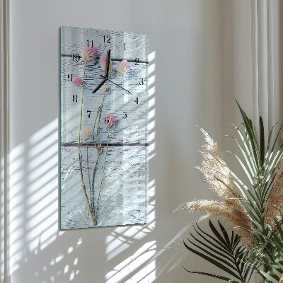 Reloj rectangular Trébol