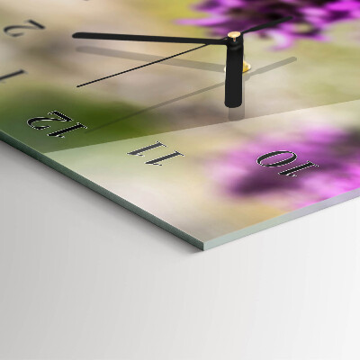 Reloj rectangular Flores