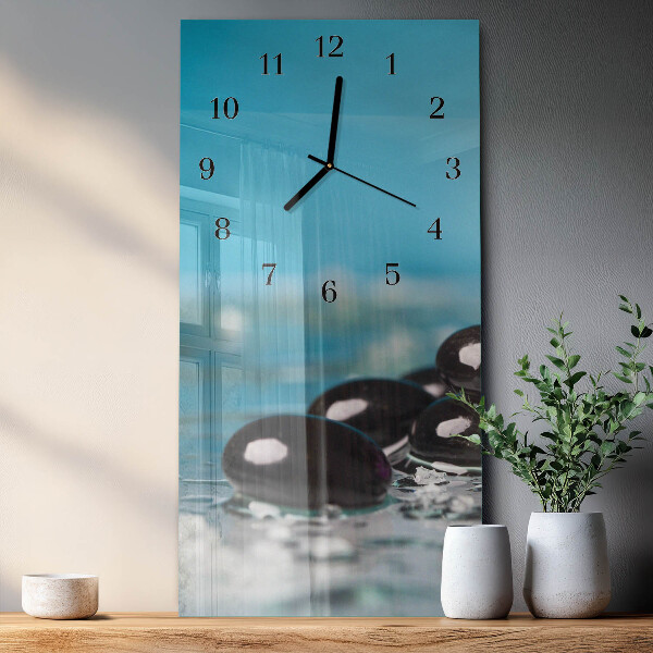 Reloj rectangular Piedras