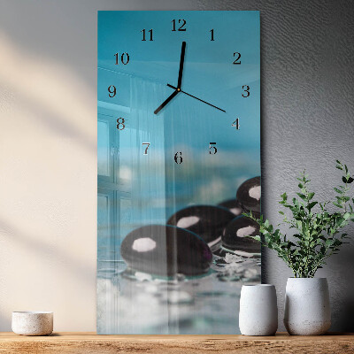 Reloj rectangular Piedras