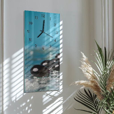 Reloj rectangular Piedras