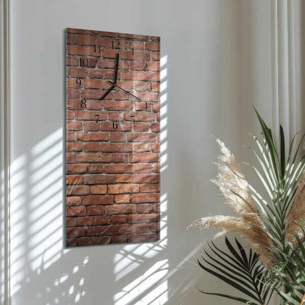 Reloj rectangular Ladrillo