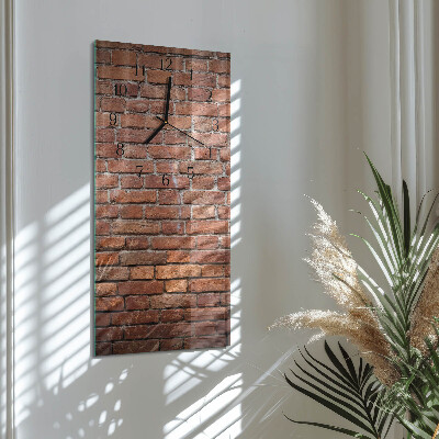 Reloj rectangular Ladrillo