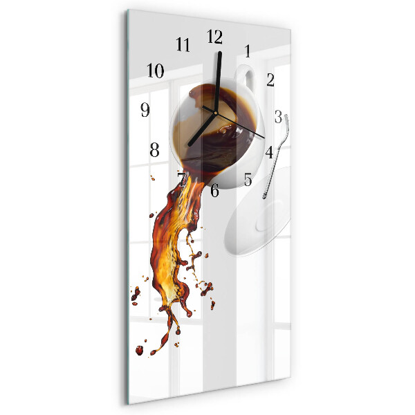 Reloj rectangular Café