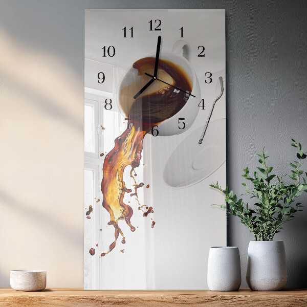 Reloj rectangular Café