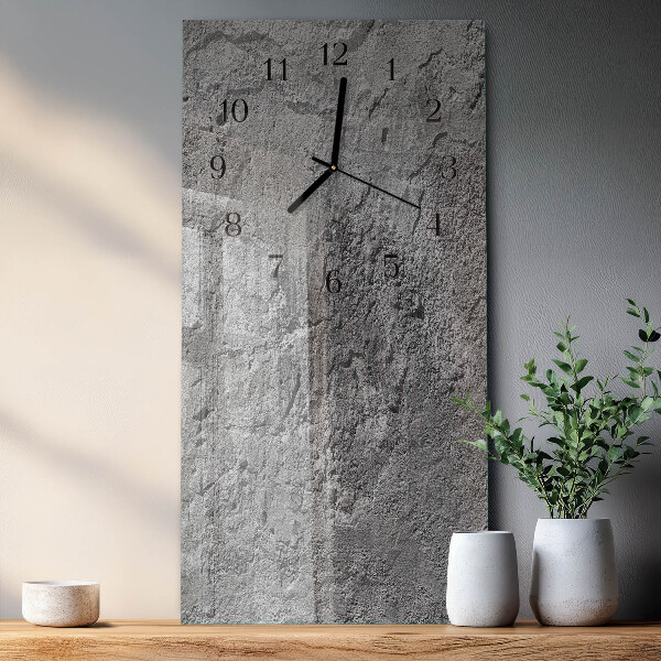 Reloj rectangular Muro de hormigón