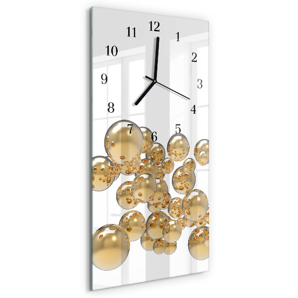 Reloj rectangular Bolas