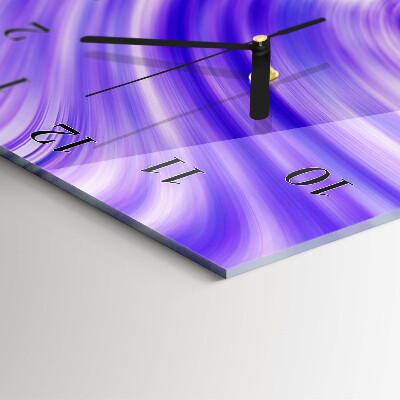 Reloj rectangular Vórtice