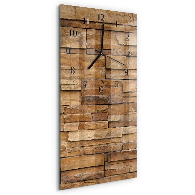 Reloj rectangular Escoria de huella