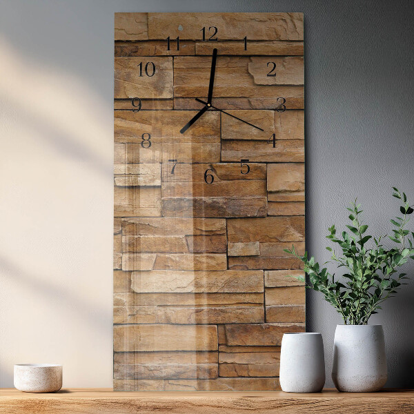 Reloj rectangular Escoria de huella