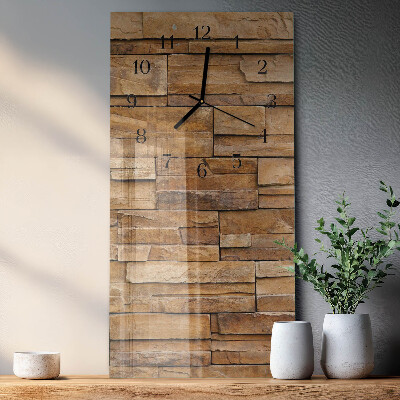 Reloj rectangular Escoria de huella