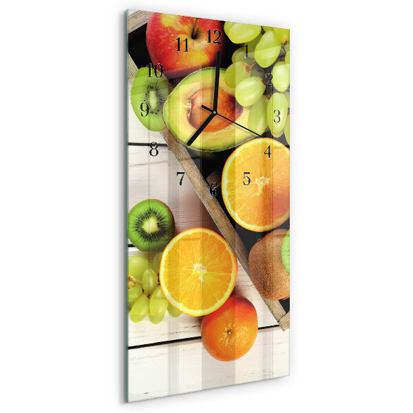 Reloj rectangular Fruta