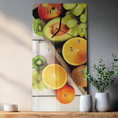 Reloj rectangular Fruta