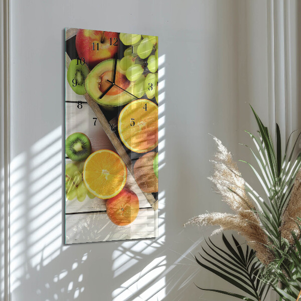 Reloj rectangular Fruta