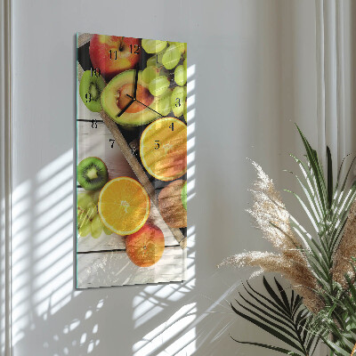 Reloj rectangular Fruta