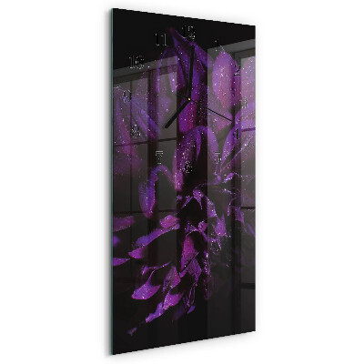 Reloj rectangular Peonía