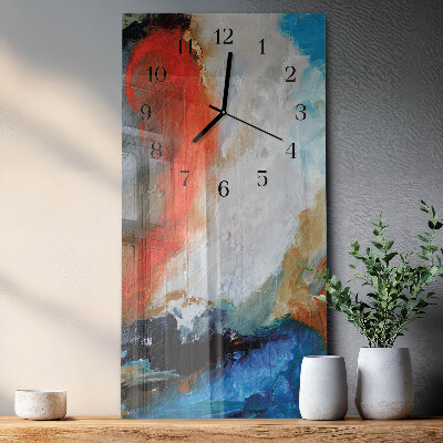 Reloj rectangular Caos