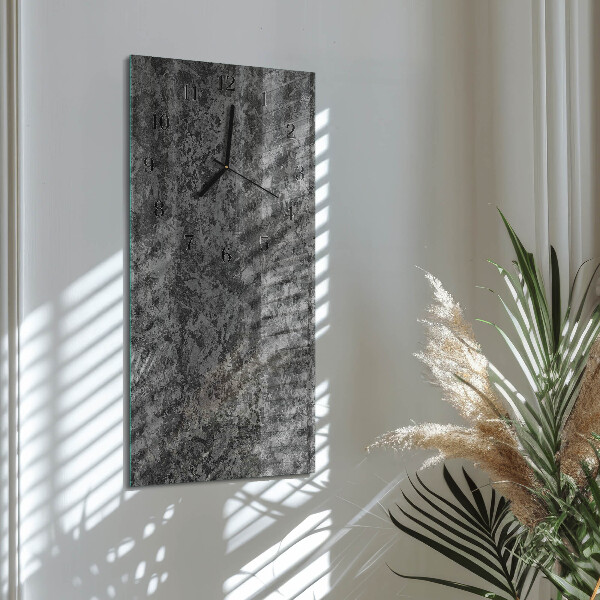 Reloj rectangular Grafito