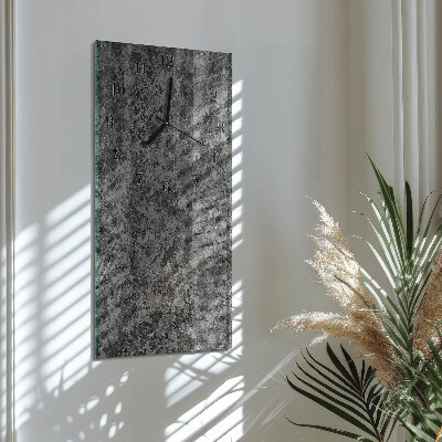 Reloj rectangular Grafito