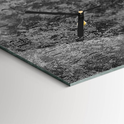 Reloj rectangular Grafito