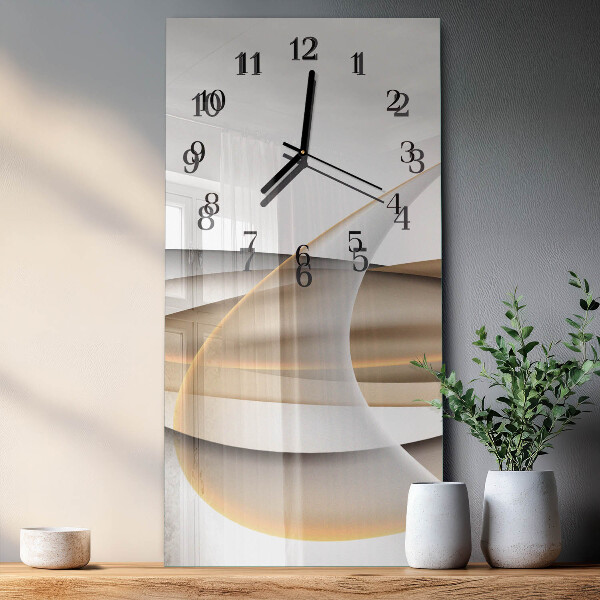 Reloj rectangular Abstracción