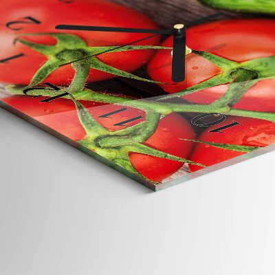 Reloj rectangular Verduras