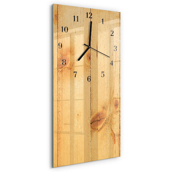 Reloj rectangular Madera