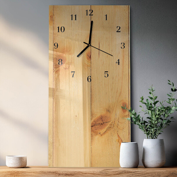 Reloj rectangular Madera