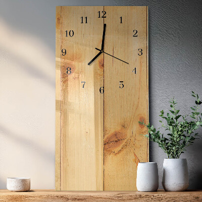 Reloj rectangular Madera