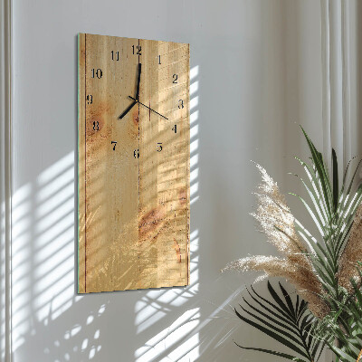 Reloj rectangular Madera