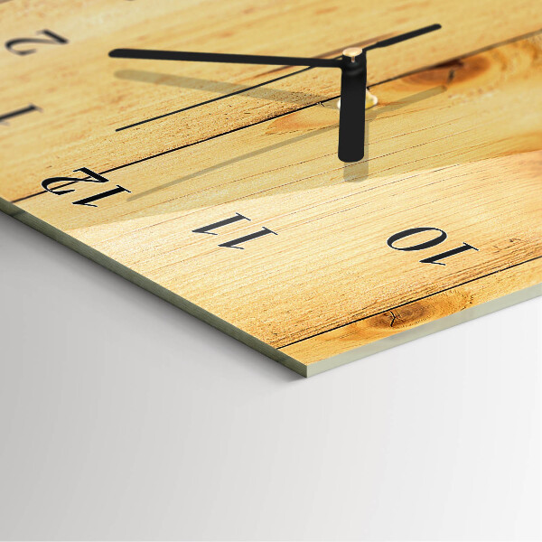 Reloj rectangular Madera