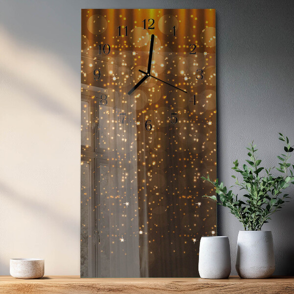 Reloj rectangular Brillar