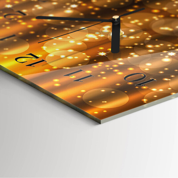 Reloj rectangular Brillar