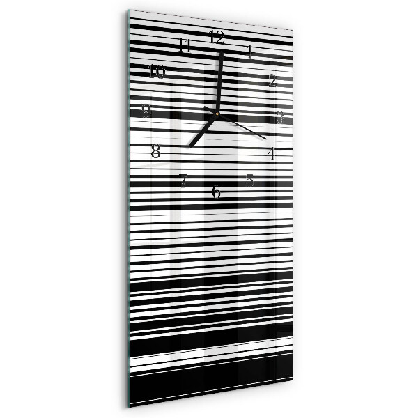Reloj rectangular rayas