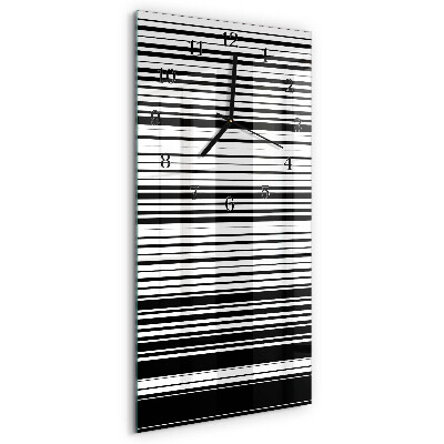 Reloj rectangular rayas